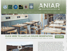 Tablet Screenshot of aniarrestaurant.ie